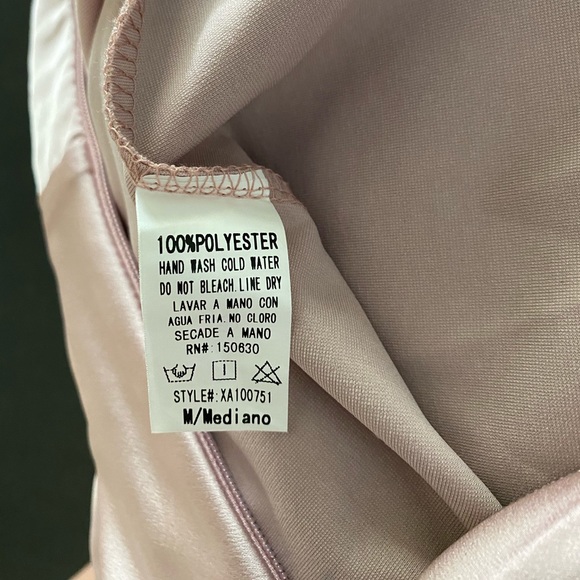 Pink Satin Shorts Dress - Picture 7 of 7